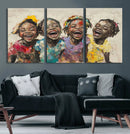Shai Yossef style Joyful Childhood Canvas Wall Art - by MyGreatCanvas | Canvas Wall Art Prints | Photo Prints & Wall Decor