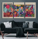 Yayoi Kusama Wall Art Canvas Print, Abstract Art, Large