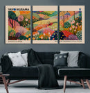 Yayoi Kusama Japanese Art Canvas Print, Abstract Art, Large