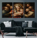 Religious Canvas Wall Art Print - Madonna and Child with by MyGreatCanvas | Canvas Wall Art Prints | Photo Prints & Wall Decor