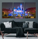 Disney Castle Wall Art Canvas Print – Magical Fairytale