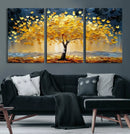 Golden Autumn Tree Wall Art – Framed Fall Leaves Canvas by MyGreatCanvas | Canvas Wall Art Prints | Photo Prints & Wall Decor