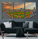 Chicago Wrigley Field Wall Art Canvas Print – Iconic