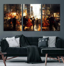 Abstract Jazz Art Wall Art Canvas Print – Colorful Musical