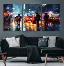African American Jazz Canvas Wall Art Print – Abstract Music