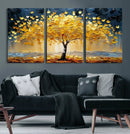 Golden Tree Wall Art – Framed Autumn Leaves Canvas Artwork, by MyGreatCanvas | Canvas Wall Art Prints | Photo Prints & Wall Decor