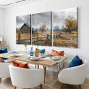 Rustic Autumn Farmhouse Wall Art Canvas Print – Serene