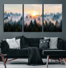 Abstract Forest Wall Art - Serene Nature Canvas Print with by MyGreatCanvas | Canvas Wall Art Prints | Photo Prints & Wall Decor