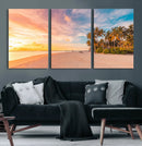 Tropical Beach Wall Art Canvas Print – Framed Palm Trees by MyGreatCanvas | Canvas Wall Art Prints | Photo Prints & Wall Decor