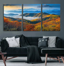 Autumn Mountains Wall Art, Vibrant Fall Foliage Landscape by MyGreatCanvas | Canvas Wall Art Prints | Photo Prints & Wall Decor