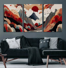 Abstract Mountain Wall Art Canvas Print – Vibrant Stylized by MyGreatCanvas | Canvas Wall Art Prints | Photo Prints & Wall Decor