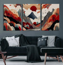 Abstract Mountain Wall Art – Framed Vibrant Landscape Canvas by MyGreatCanvas | Canvas Wall Art Prints | Photo Prints & Wall Decor