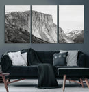 El Capitan Wall Art Canvas Print – Framed Yosemite Cliff