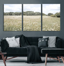 Charming Daisy Field Wall Art Canvas Print – Framed Pastel by MyGreatCanvas | Canvas Wall Art Prints | Photo Prints & Wall Decor