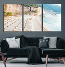 Beach Wall Art Canvas Print – Framed Coastal Seascape Summer
