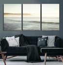 Coastal Cliffs Wall Art Canvas Print – Misty Ocean Seascape
