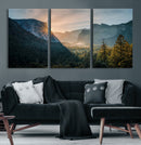 Yosemite Valley Wall Art Canvas Print – Framed Mountain