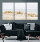 Beach Dunes Wall Art Canvas Print – Framed Serene Coastal