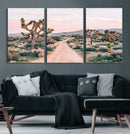 Joshua Tree Wall Art Canvas Print – Framed Desert Road Scene by MyGreatCanvas | Canvas Wall Art Prints | Photo Prints & Wall Decor