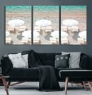 Calm Beach Wall Art – Framed Turquoise Water Canvas Artwork, by MyGreatCanvas | Canvas Wall Art Prints | Photo Prints & Wall Decor