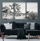 Joshua Tree Wall Art – Black & White Canvas Print, Nature by MyGreatCanvas | Canvas Wall Art Prints | Photo Prints & Wall Decor