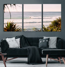 Ocean Surfer Wall Art Canvas Print – Framed Coastal Surf Art by MyGreatCanvas | Canvas Wall Art Prints | Photo Prints & Wall Decor