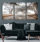 Cypress Tunnel Wall Art – Framed Misty Road Canvas Artwork, by MyGreatCanvas | Canvas Wall Art Prints | Photo Prints & Wall Decor