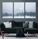 Winter Forest Wall Art Canvas Print – Framed Snowy Landscape by MyGreatCanvas | Canvas Wall Art Prints | Photo Prints & Wall Decor