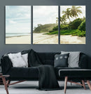 Relaxing Beach Wall Art Canvas Print – Framed Ocean View