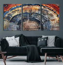 Tree Rings Wall Art Canvas Print – Framed Wood Art Picture by MyGreatCanvas | Canvas Wall Art Prints | Photo Prints & Wall Decor