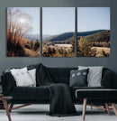 Rustic Landscape Wall Art Canvas Print – Serene Valley Scene