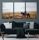 Cowboy Wall Art Canvas Print – Framed Western Rustic Ranch