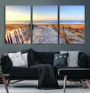 Ocean Sunset Wall Art Canvas Print – Nautical Beach