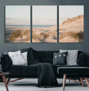 Beach Landscape Wall Art Canvas Print – Framed Sand Dune