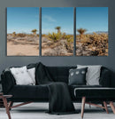 Joshua Tree Wall Art Canvas Print – Framed Desert Landscape