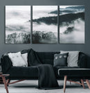 Foggy Forest Landscape Wall Art Canvas Print – Misty by MyGreatCanvas | Canvas Wall Art Prints | Photo Prints & Wall Decor