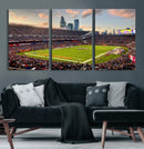 Chicago Bears Soldiers Field Wall Art Canvas Print – Framed