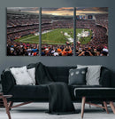 Chicago Bears Soldiers Field Wall Art Canvas Print – Framed by MyGreatCanvas | Canvas Wall Art Prints | Photo Prints & Wall Decor