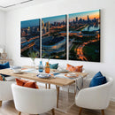Chicago Bears Soldiers Field Wall Art Canvas Print – Framed