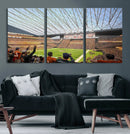 Cleveland Browns Stadium Wall Art Canvas Print – Framed NFL