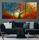 Yggdrasil Tree of Life Mosaic Stained Glass Wall Art, Tree