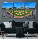 Wrigley Field Baseball Stadium Canvas Wall Art – Packed by MyGreatCanvas | Canvas Wall Art Prints | Photo Prints & Wall Decor