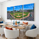 Wrigley Field Baseball Stadium Canvas Wall Art – Packed
