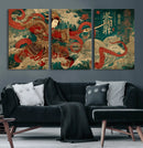 Tsukioka Yoshitoshi Samurai Wall Art – Japanese Katana by MyGreatCanvas | Canvas Wall Art Prints | Photo Prints & Wall Decor