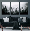 Foggy Forest Wall Art Canvas Print – Mountain Woodland by MyGreatCanvas | Canvas Wall Art Prints | Photo Prints & Wall Decor