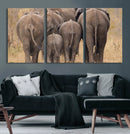 Wild Elephant Wall Art Canvas Print by MyGreatCanvas | Canvas Wall Art Prints | Photo Prints & Wall Decor