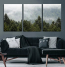 Misty Mountain Forest Wall Art Canvas Print by MyGreatCanvas | Canvas Wall Art Prints | Photo Prints & Wall Decor