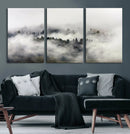 Foggy Forest Wall Art Canvas Print, Misty Pine Tree by MyGreatCanvas | Canvas Wall Art Prints | Photo Prints & Wall Decor
