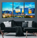 Atlanta Skyline Wall Art Canvas Print, Atlanta Downtown by MyGreatCanvas | Canvas Wall Art Prints | Photo Prints & Wall Decor