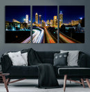 Atlanta Skyline Wall Art Canvas Print, Atlanta Downtown by MyGreatCanvas | Canvas Wall Art Prints | Photo Prints & Wall Decor